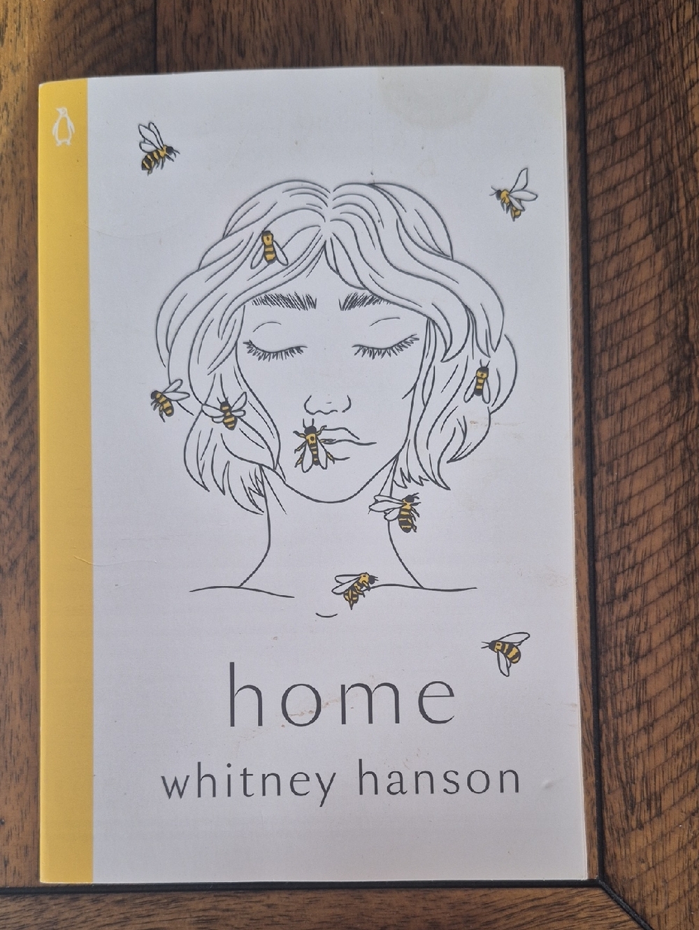 'Home' Decorative Paperback Book - White & Yellow